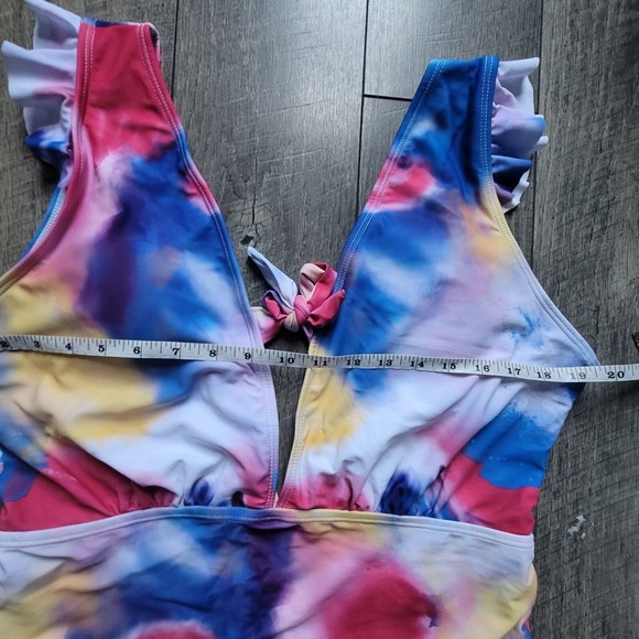 SHEIN Women's One-Piece Swimsuit Stretch Plus size 1XL. - Picture 4 of 9